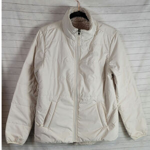 The North Face Merriewood Reversible Jacket in Antique White, sz Small